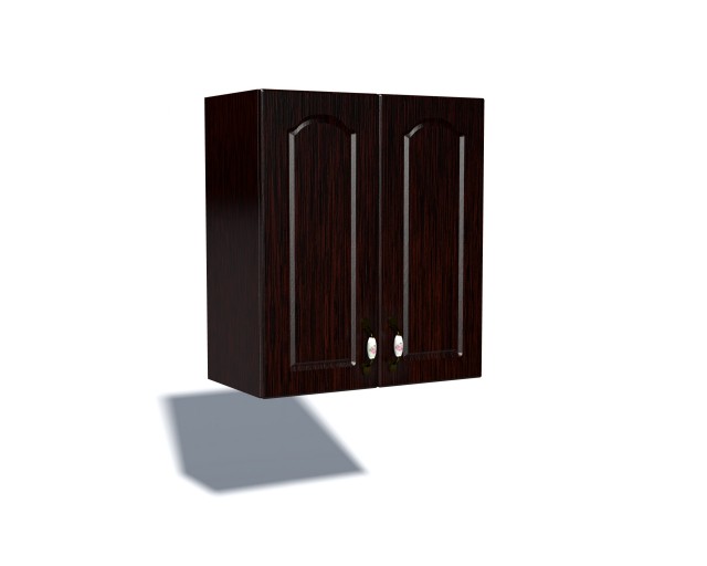 Corp superior 60 cu 2 usi pentru hota telescopica Zebra MDF mustata wenge